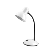 Avide Basic asztali lámpa, simple, +Led fényforrás E27 foglalattal, fehér (Abldls-W-Bulb) világítás