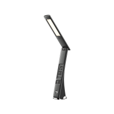 Avide Claude LED asztali lámpa, bőrhatású, naptár funkcióval, 5W, 500lm, fekete (Abldl-Blc-5W-Bl) világítás