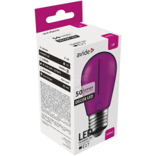 Avide Dekor LED Filament fényforrás 1W E27 Lila izzó