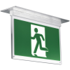 Avide Exit Fény ALU beépíthető vízszintes jelekkel IP20