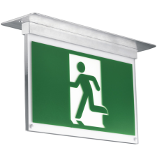 Avide Exit Fény ALU beépíthető vízszintes jelekkel IP20 műhely lámpa