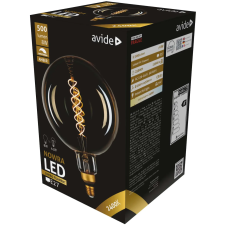 Avide Izzó LED Jumbo Filament Nowra 200x300mm Amber 8W E27 2400K izzó