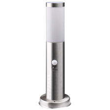 Avide kültéri álló lámpa Boca 1xE27 PIR 450mm IP44 Szatén Nikkel kültéri világítás