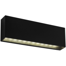 Avide kültéri fali lámpa Melbourne LED fekete 6W WW IP65 kültéri világítás