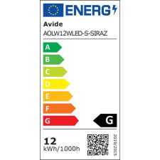 Avide kültéri fali lámpa Siraz LED 12W NW mozgásérzékelővel IP54 kültéri világítás