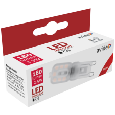 Avide LED 2.5W G9 WW 3000K fekvő izzó