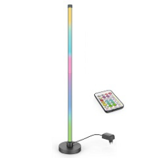 Avide LED állólámpa, hangulatfény távirányítóval, RGB + meleg fehér (147 cm) világítás