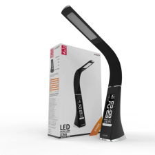 Avide LED Asztali Lámpa Üzleti Bőrhatású Naptár Fekete 6W világítás