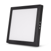Avide LED Falra Szerelhető Négyzetes Mennyezeti Lámpa ALU 24W CCT IP44/IP20 Fekete (AMSMPCCT-S-24W-ALU44-B)