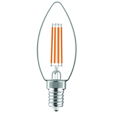 Avide LED Filament Candle 4.9W E14 WW 2700K Super High Lumen izzó
