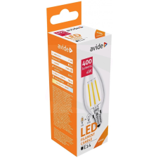 Avide LED izzó, Filament Candle 4W E14 360° NW 4000K, AVIDE izzó