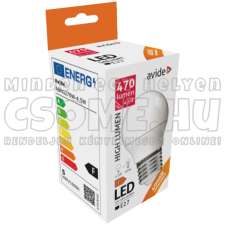Avide LED IZZÓ -VILLANYKÖRTE - 4,5W - KÖZÉPFEHÉR - AVIDE izzó