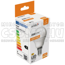 Avide LED IZZÓ -VILLANYKÖRTE - 6,5W - KÖZÉPFEHÉR - AVIDE izzó