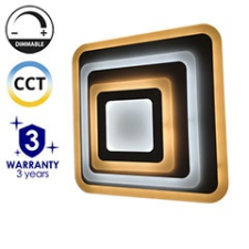Avide Nansy Mennyezeti LED lámpa (92W - 7500 lm) RF távirányítóval világítás