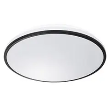 Avide Olivia mennyezeti LED lámpa, kör alakú, (15W/1300lm) természetes fehér, fekete világítás