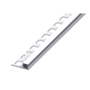 AVProfil AV 12 mm Csempe sarokprofil szögletes ezüst polírozott króm alumínium csempeszegély kocka forma hidegburkolat burkolóprofil 12x2700 mm