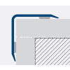 AVProfil AV Rozsdamentes élvédő inox sarokléc polírozott öntapadós 25x25x2500 mm saválló saroktakaró sarokvédő L profil