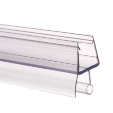 AVSeal Zuhanykabin üvegajtó vízvető kádparaván szigetelés A 4-6 mm üvegajtóra élvédő 100 cm hosszú kád, zuhanykabin