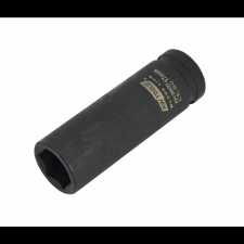 AWtools HATSZÖGLETŰ ÜTVEFÚRÓ DUGÓKULCS 1/2" HOSSZÚ 10mm BLACK LINE (AW38624BL) szerszám kiegészítő