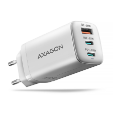 AXAGON ACU-DPQ65W QC4 + USB-C PD hálózati töltő fehér (ACU-DPQ65W) mobiltelefon kellék