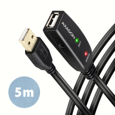AXAGON ADR-205 USB Repeater cable 5m Black kábel és adapter