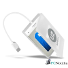 AXAGON ADSA-1S USB 2.0 fehér külső HDD/SSD ház