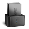AXAGON ADSA-D25 USB 3.2 Gen1 SATA fekete dual dokkoló állomás