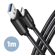 AXAGON BUCM3-AM10AB Speed USB-C - USB-A kábel 1m fekete kábel és adapter