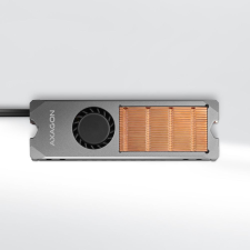 AXAGON CLR-M2FAN M.2 SSD-hez hűtőborda ventilátorral hűtés