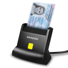 AXAGON cre-sm2 4-foglalatú smart card olvasó (univerzális smart / id és sd / microsd / sim kártya... kábel és adapter