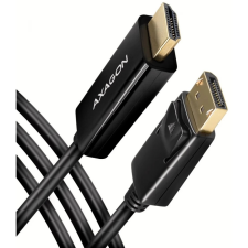 AXAGON DisplayPort HDMI Átalakító Fekete 1.8m RVD-HI14C2 kábel és adapter