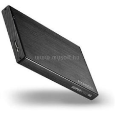 AXAGON EE25-XA6 USB 3.0 fekete külső alumínium HDD/SSD ház (EE25-XA6) asztali számítógép kellék