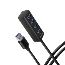 AXAGON HUE-M1AL SuperSpeed USB-A Mini Hub Black hub és switch