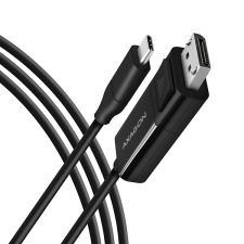 AXAGON - RVC-DPC USB-C > DisplayPort cable 1,8m Black kábel és adapter