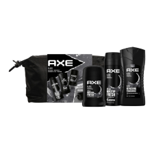 Axe Black ajándékcsomag neszesszerrel kozmetikai ajándékcsomag