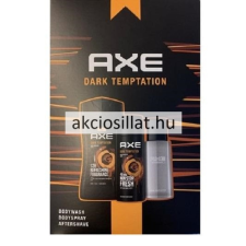 Axe Dark Temptation ajándékcsomag (After - Deo - Tus) kozmetikai ajándékcsomag
