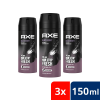 Axe deo Black Night (3x150 ml)