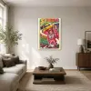  Ayrton Senna Forma-1 retro plakát vászonkép