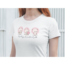  Az élet szép de pandával jobb fehér póló egyedi ajándék