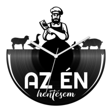  Az én hentesem bakelit óra falióra