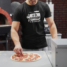  Az én konyhám fekete póló egyedi ajándék