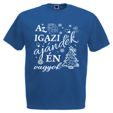 Az igazi ajándék én vagyok - Karácsonyi Férfi Póló férfi póló