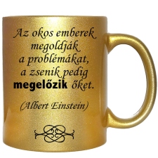 Az okos emberek... A zsenik... – Bögre, változtatható felirattal, exkluzív színekben bögrék, csészék