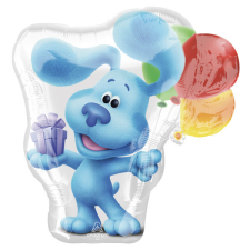 Azúrkék nyomok Azurkék nyomok Fun fólia lufi 63 cm party kellék