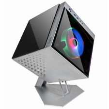 AZZA Geh mini-ITX Cube mini 805 Aluminium temp.Glass ARGB (CSAZ-805) számítógép ház