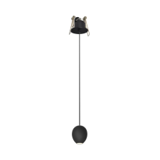 Azzardo Függeszték 60 Fekete Ovum AZZARDO-3096 világítás