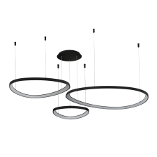 Azzardo Halo arany-fekete LED mennyezeti lámpa (AZ-6214) LED 1 izzós IP20 világítás
