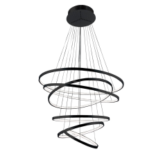 Azzardo Wheel fekete LED függesztett lámpa (AZ-2923) LED 1 izzós IP20 világítás