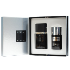 Azzaro Silver Black, Set: edt 50ml + Deo stick 75ml kozmetikai ajándékcsomag