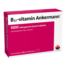 B12-VITAMIN ANKERMANN 1000MCG BEVONT TABL. 100X vitamin és táplálékkiegészítő